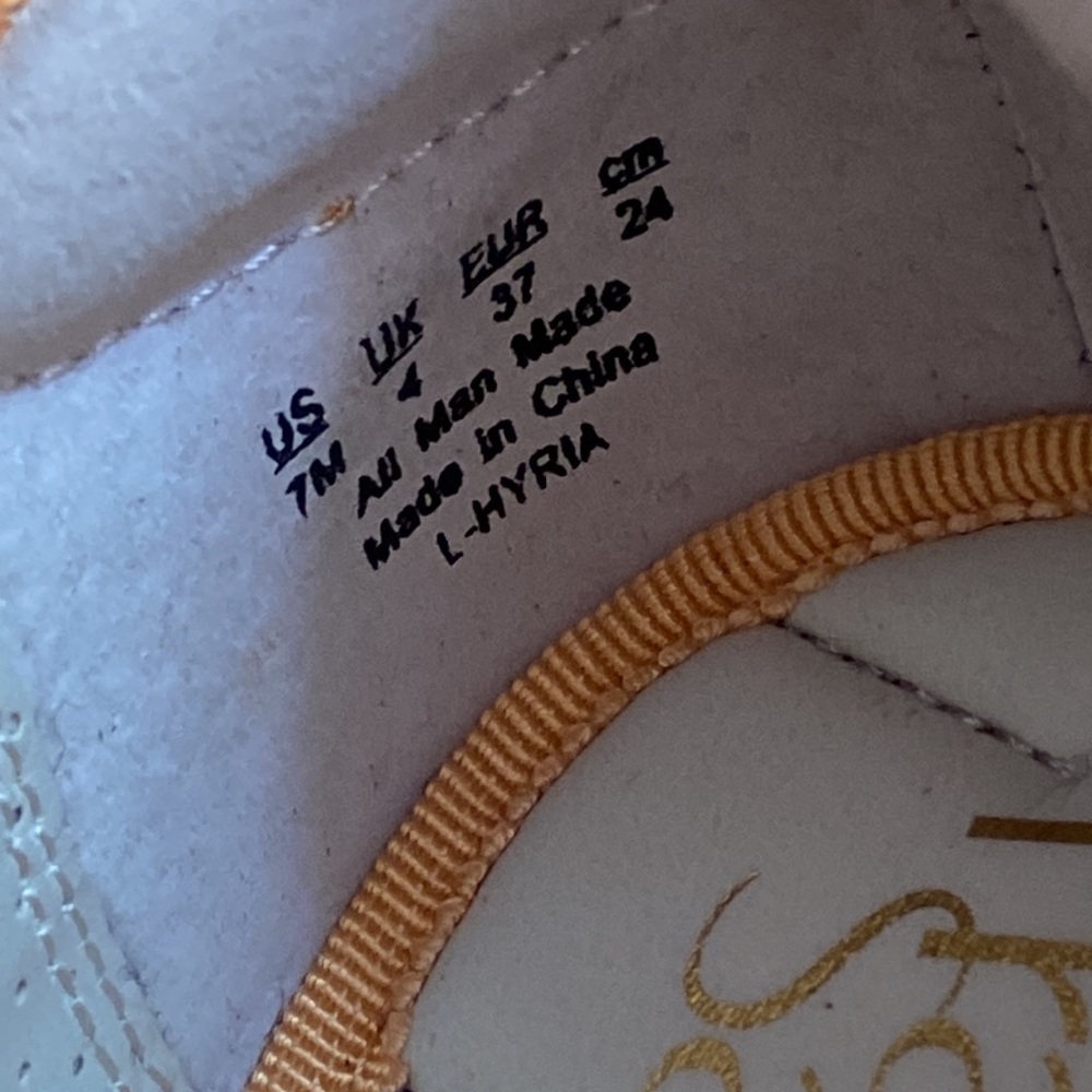 Franco Sarto Hyria Orange 7 Sporty Casual Boho Woven Leather Platform Sneakers - Picture 10 of 13